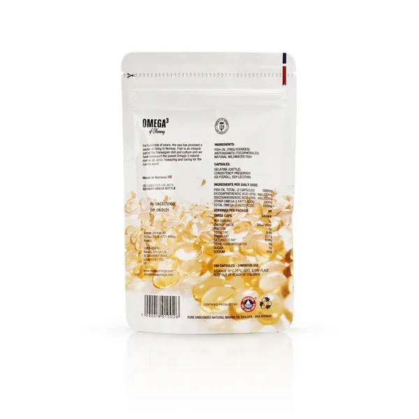 Omega3 of Norway - Refill Packet 120 - Image 2
