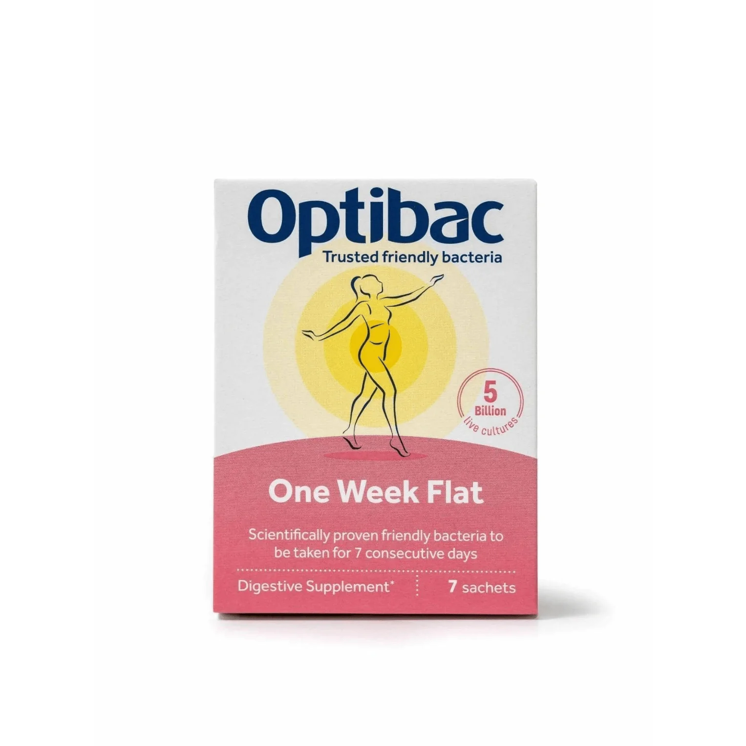 OptiBac Probiotics One Week Flat (7 Sachets)