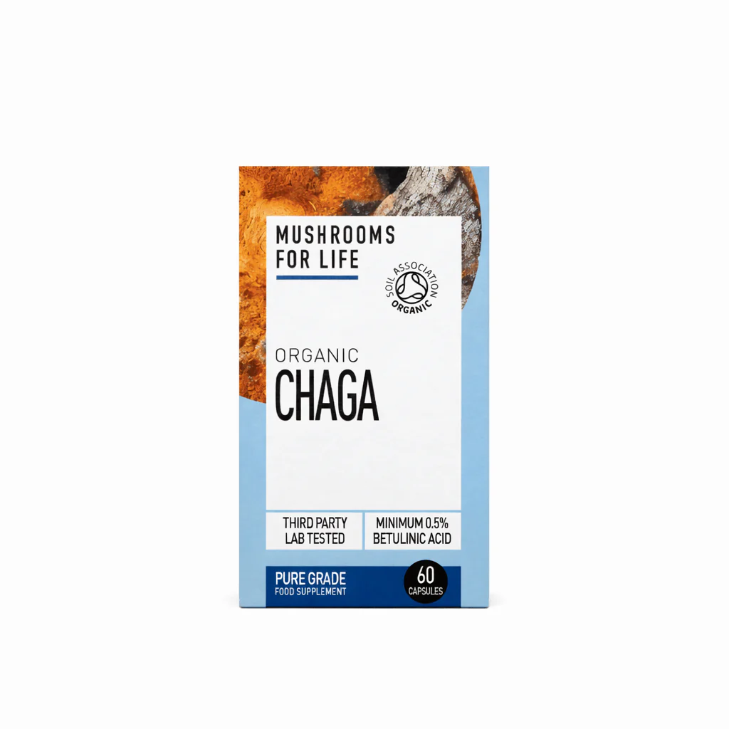 Organic Chaga Mushroom 60 Caps