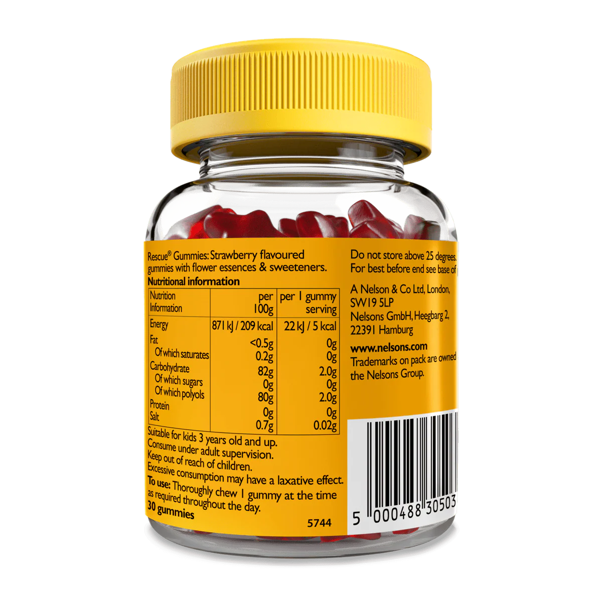 RESCUE® Kids Chill Strawberry Gummies - Image 7