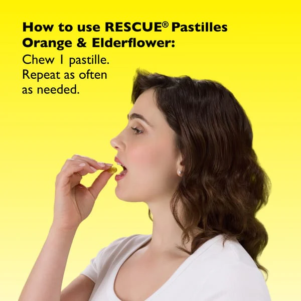 RESCUE® Pastilles Orange and Elderflower - Image 3