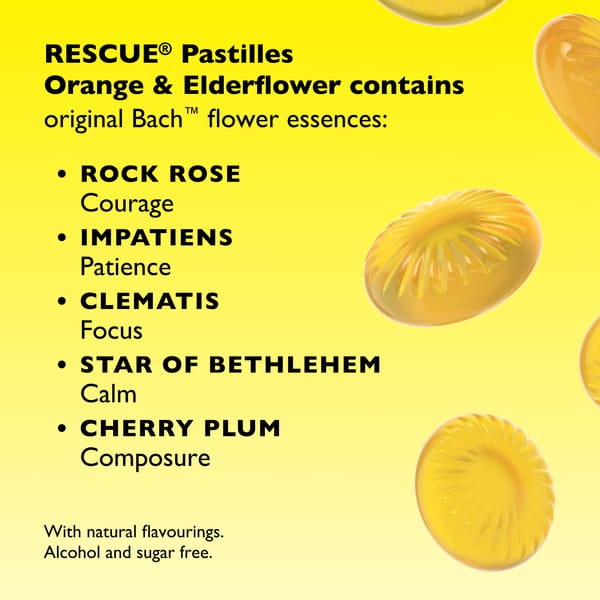 RESCUE® Pastilles Orange and Elderflower - Image 4