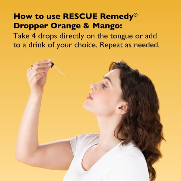 RESCUE Remedy® Dropper Orange & Mango Flavour - Image 3