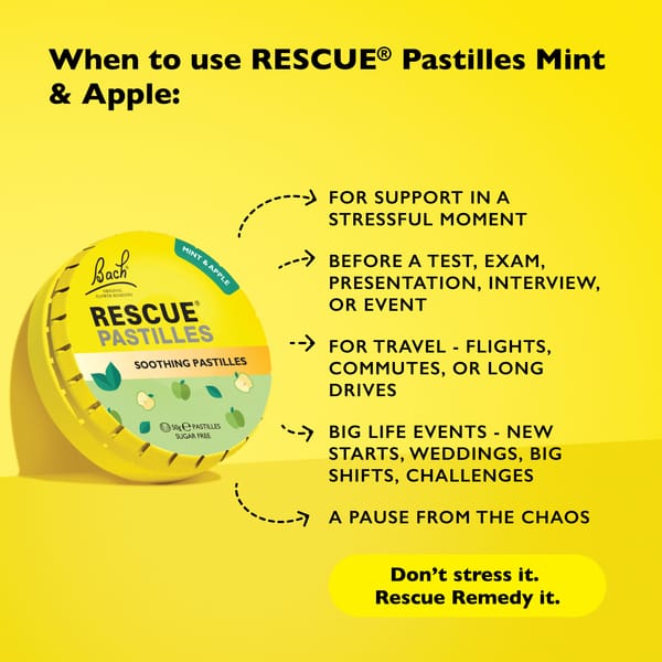 RESCUE Remedy® Pastilles Mint & Apple Flavour - Image 2