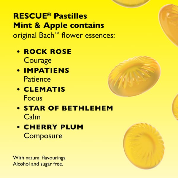 RESCUE Remedy® Pastilles Mint & Apple Flavour - Image 4