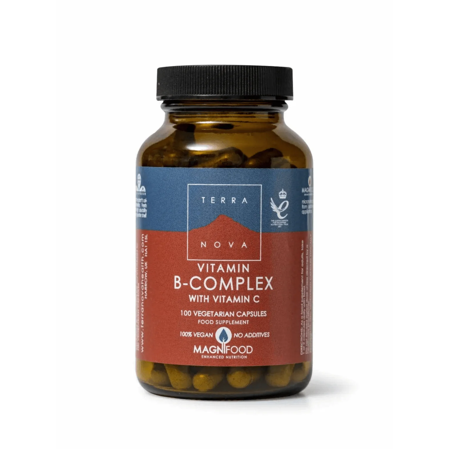 Terranova B-Complex with Vitamin C 100 Capsules