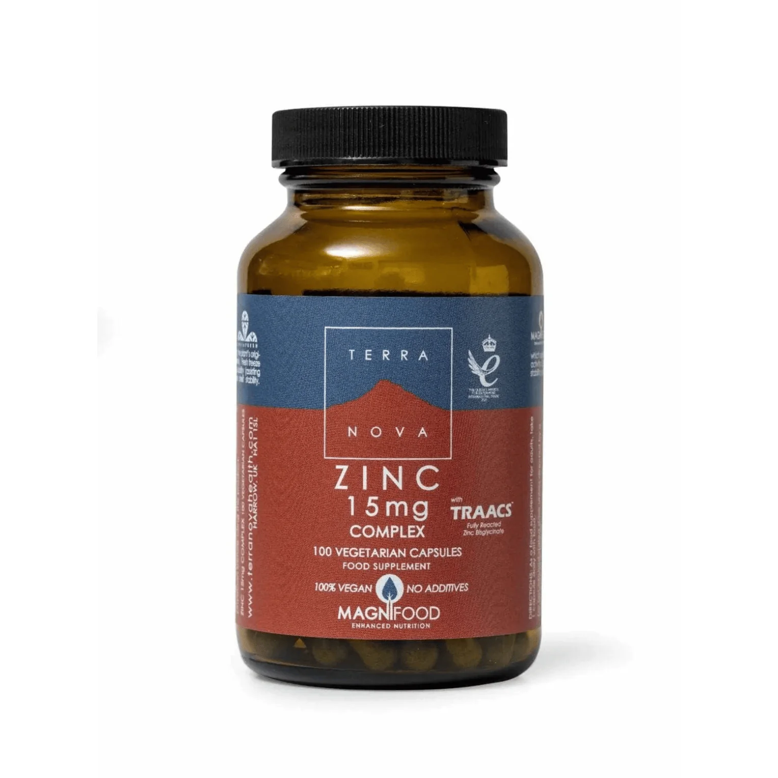 Terranova Zinc 15mg Complex 100 Capsules